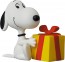 Medicom Toy UDF Peanuts Series 15 Gift Snoopy, MED57191, by MEDICOM TOY