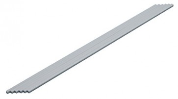 Wave Material series Plastic material square rod 【gray】 3.0 mm 6 pieces OM393, WAV23435, by WAVE
