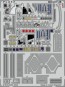 Platz 1/48 Etching Parts for JASDF F-2B, PLZ88335, by PLATZ