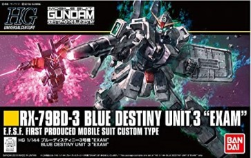 Bandai 1/144 HGUC Blue Destiny Unit 3 "EXAM" , BAN22620, by BANDAI
