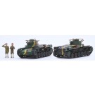 Fujimi 1/76 Special World Armor Series TYPE 97 MEDIUM TANK CHI-HA (2PCS)  , FUJ62357, by FUJIMI