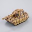 KAIYODO Mini Q World Tank Deformation 10 Panzer Division Vol.3: 1Box (6pcs), KYD22684, by KAIYODO