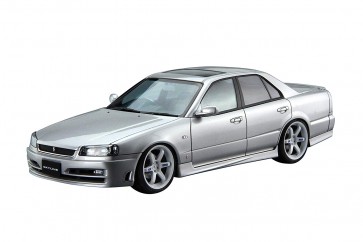 Aoshima 1/24 Nissan ER34 Skyline 25GT Turbo 2001 Custom Wheel , AOS55960, by AOSHIMA