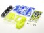 Tamiya Mini 4WD limited Road Sprit body parts set night neon color, TAM56371, by TAMIYA