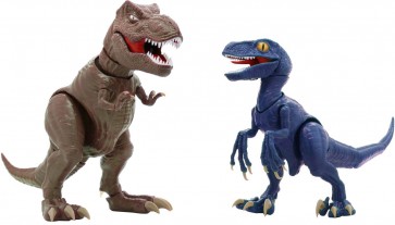 Fujimi DINOSAUR ARC TYRANNOSAURS VS. VELOCIRAPTOR DUEL SET  , FUJ70855, by FUJIMI