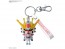 Bandai Buildstpla-kun 3D Rubber Mascot Keychain, BAN20160, by BANDAI