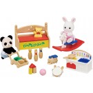 Epoch Sylvanian Families Toy Set -White Rabbit Panda Baby-, EPC46502, by Epoch