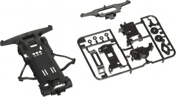 Tamiya [MINI 4WD SPECIAL PROJECT] Carbon Reinforced Super FM Chassis Set (Rerelease), TAM52397, by TAMIYA