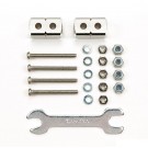 Tamiya MASS DAMPER SQUARE SHORT (8 X 8 X 14MM 2PCS) (SILVER) (MINI 4WD LTD.)  , TAM54889, by TAMIYA