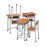 Hasegawa  1/12 "desk and chair" of school (1/12 Accessories for figures), HAS20018, by HASEGAWA
