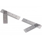Wave Hobby Tool Series HG Stainless T Square [Short Type] 2pcs / 60 Degree, WAV84341, by WAVE