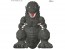 Fujimi Chibimaru Godzilla Series No.1101 Godzilla (2023) 70th Anniversary Version, FUJ72187, by FUJIMI