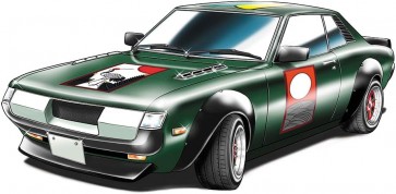 Hasegawa 1/24 What's Up Mechadoc Toyota Celica 1600GTV Matsu-Kiri-Bozu (Comics Edition), HAS24668, by HASEGAWA