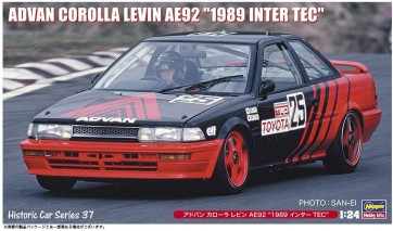 Hasegawa 1/24 Advan Corolla Levin AE92 "1989 Inter TEC"  , HAS11377, by HASEGAWA