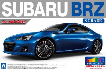 Aoshima 1/24 Prepaint Model SUBARU BRZ '12 WR Blue Mica , AOS10075, by AOSHIMA