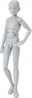 Bandai S.H.Figuarts Body-kun -School Life- Edition DX SET (Gray Color Ver.), BAC60541, by BANDAI