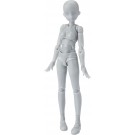 Bandai S.H.Figuarts Body-chan -School Life- Edition DX SET (Gray Color Ver.), BAC60664, by BANDAI
