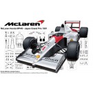 Fujimi 1/20 GP (Grand Prix) Series MCLAREN HONDA MP4/6 1991 (BRAZILIAN GP/SAN MARINO GP/JAPANESE GP) SPECIAL VERSION (WITH JAPANESE GP PHOTO-ETCHED PARTS)  , FUJ92157, by FUJIMI