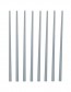 Wave Material ・ series plastic Material Taper Round Bar 【Gray】 2.0 → 4.0 mm 8 pieces OM 332 , WAV23329, by WAVE