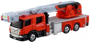 TAKARA TOMY Long type Tomica No.145 Nagoya City Fire Department 30m Class Tip Refraction Type Ladder Truck  , TAK60908, by TAKARA TOMY