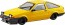 Aoshima 1/32 Raku-Pla Snap Kit No.11CU-YW Toyota Sprinter Trueno Custom (Yellow), AOS69141, by AOSHIMA
