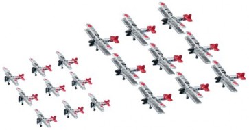 Hasegawa  1/700 Japanese Navy aircraft carrier based aircraft set (biplane), HASQG23, by HASEGAWA