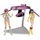 Hasegawa 1/20 "Dirty Pair" Kay & Yuri w/Lovely Angel (1/300), HAS45240, by HASEGAWA