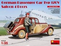 1/35 Germany 170V Saloon 4 Door (German civil specification) With 1 figure, ma10811,