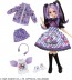 TAKARA TOMY Licca-chan Cool Kuromirika-chan DX Casual & Purple Dress Set, TAK93275, by TAKARA TOMY
