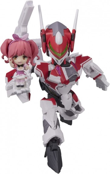 Bandai TINY SESSION VF-31C Siegfried (Mirage Farina Jenius) with Makina Nakajima, BAC49720, by BANDAI