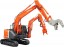 Hasegawa 1/35 "Hitachi Construction Machinery Double Arm Working Machine Astaco NEO" Crusher/Steel Cutting Machine  , HAS21612, by HASEGAWA