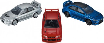 TAKARA TOMY MITSUBISHI LANCER EVOLUTION 3 MODELS Collection, TAK36558, by TAKARA TOMY