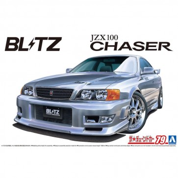 Aoshima 1/24 The Tuned Car No.79 Blitz JZX100 Chaser Tourer V '96 (Toyota), AOS65655, by AOSHIMA