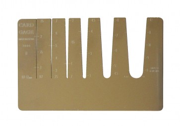 Mineshima Japan Card gauge, MNSTYK-15, by MINESHIMA