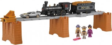 TAKARA TOMY Plarail Back to the Future Part 3 Steam Locomotive No. 131 & Time Machine, TAK55504, by TAKARA TOMY