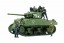 Tamiya 1/35 MM Series 25105 M4A2 (76) W Sherman Tank (with 6 dolls) (Limited) , TAM51056, by TAMIYA