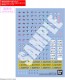 Bandai 30 MINUTES SISTERS Water Decals Multiuse 3, BAN42582, by BANDAI