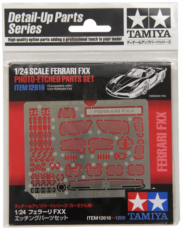 TAMIYA 1/24 Ferrari FXX etching Parts Set, TAM12616, by TAMIYA