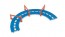 TAKARATOMY Plarail double track curve rail (4 pieces) R-05 , TAK09006, by TAKARA TOMY