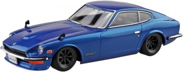 Aoshima 1/32 Raku-Pla Snap Kit No.15CU-BE Nissan S30 Fairlady Z custom (blue metallic), AOS00032, by AOSHIMA