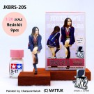 MK2. 1/20 JKBRS-20S　kawaii JK figure resin kit, MK200053, by MK2