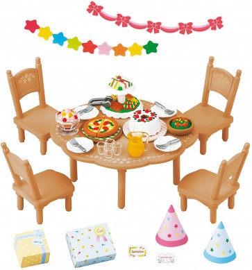 Epoch Sylvanian Families - Furniture: Home Party Set  , EPC58809, by Epoch