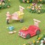 Epoch Sylvanian Families - Tricycle & Car Set  , EPC77107, by Epoch