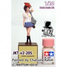 MK2. 1/20 JKT-V2-20S　kawaii JK figure resin kit, MK200022, by MK2