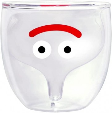 SQUARE ENIX Smile Slime Double Wall Glass Slime [Clear], SQE48556, by SQUARE ENIX