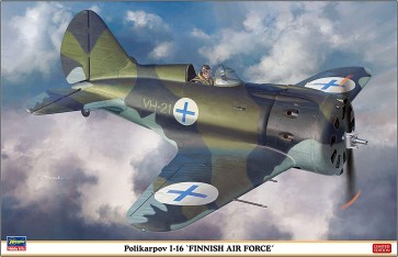 Hasegawa 1/32 Polikarpov I-16 "Finnish Air Force"  , HAS82540, by HASEGAWA