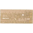 Fujimi 1/700 Special Series IJN BATTLESHIP NAGATO PHOTO-ETCHED PARTS (W/2PCS 25MM MACHINE GUN)  , FUJ32700, by FUJIMI