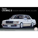 Fujimi 1/24 Inch up Series TOYOTA CROWN 2.8 4-DOOR HT ROYAL SALOON '79 (MS110)  , FUJ39992, by FUJIMI