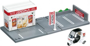 TAKARA TOMY Tomica Town Pizza (with Tomica) , TAK06629, by TAKARA TOMY