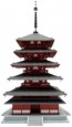 Fujimi 1/150 Building Series No.02 Horyuji Gojunotou  , FUJ00188, by FUJIMI
